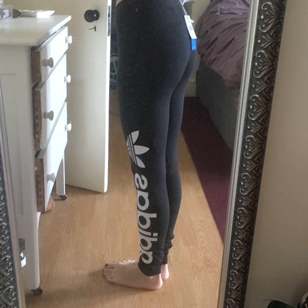 NWT ADIDAS BLACK LEGGINGS